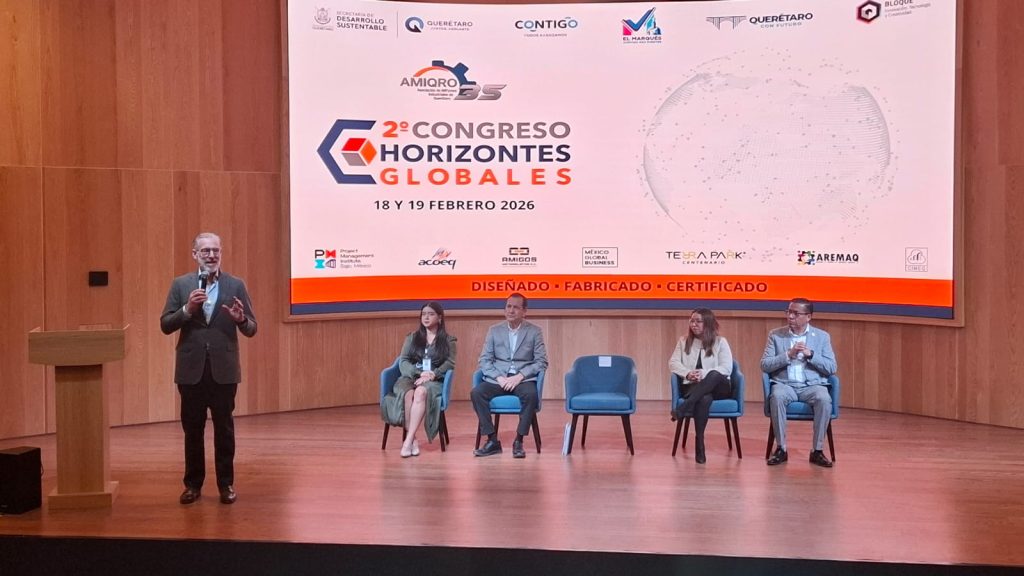 Primer panel de anfitriones del 2° Congreso Horizontes Globales 2026
